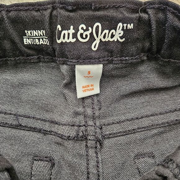 Cat & Jack Black Jeans Size 5 - Picture 4 of 6